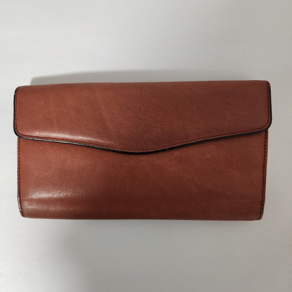 Vintage Buxton Cognac Tan Leather Wallet